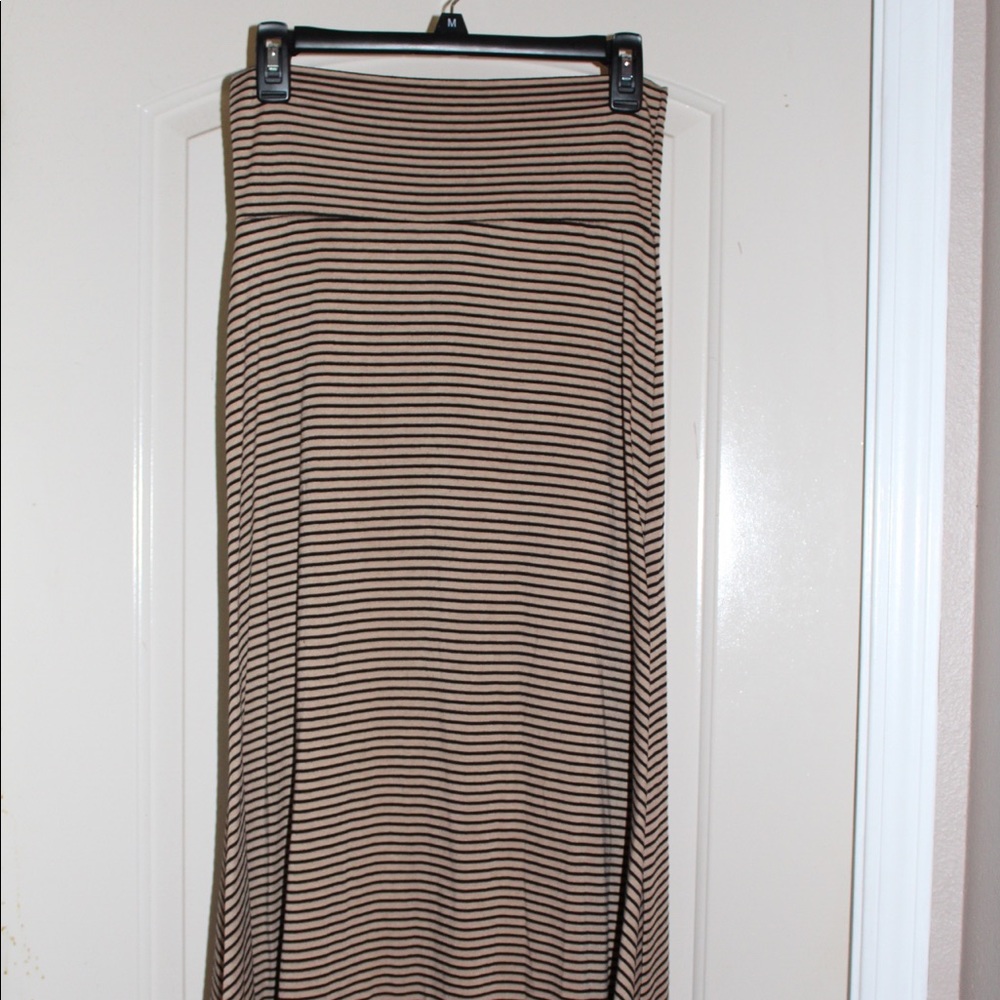 Striped Maxi Skirt